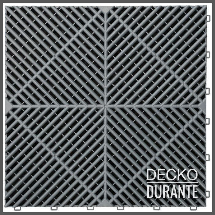 DECKO <b>DURANTE</b> Garage Tile - <b>GREY</b> - 400/400/18 - Price/Tile