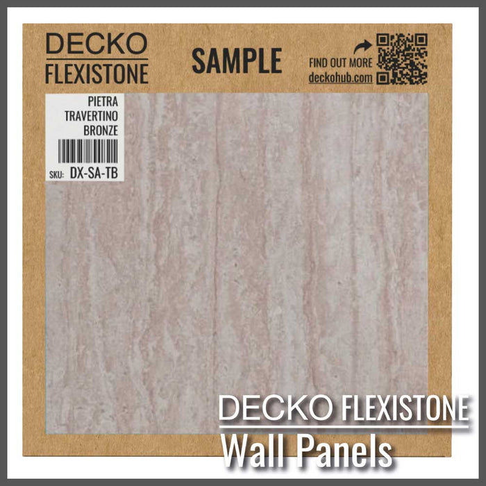 Flexible 3D Stone Wall Panel Samples | DECKO Flexistone - Free Shipping