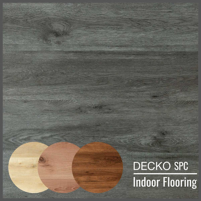 SPC Hybrid Vinyl Plank Flooring - <b>GRIGIO</b> - Waterproof Stone Plastic Composite | DECKO (2.23 m<sup>2</sup> box)