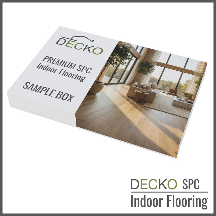 DECKO SPC Hybrid Vinyl Plank Flooring <b>Sample of entire range</b> - Waterproof Stone Plastic Composite - Free Delivery