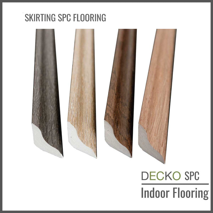 <b>SKIRTING DECKO SPC Flooring</b> - pre-cut to 45 degree - 1220 mm Price/Piece