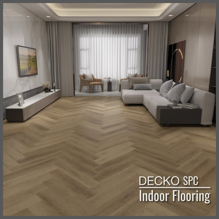 DECKO <b>SPC Flooring</b> - <b>CHIARA Herringbone</b> - Price/Box