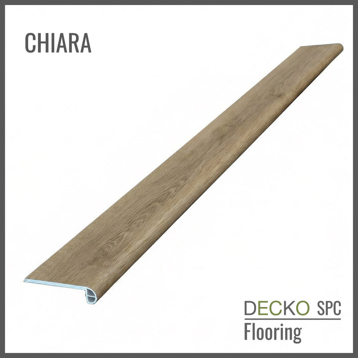 <b>Step Edge Stair Nose</b> - for SPC Hybrid Vinyl Plank Flooring - | DECKO