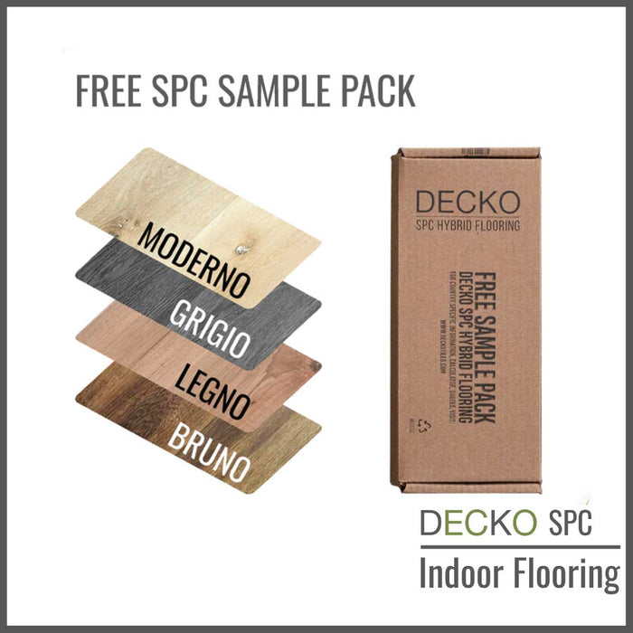 <b>DIY Toolbox</b> for indoor flooring - with complimentary <b>Free DECKO SPC Sample Pack</b>