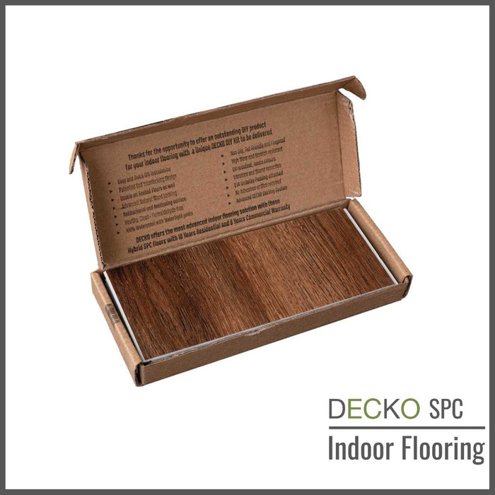 <b>DIY Toolbox</b> for indoor flooring - with complimentary <b>Free DECKO SPC Sample Pack</b>