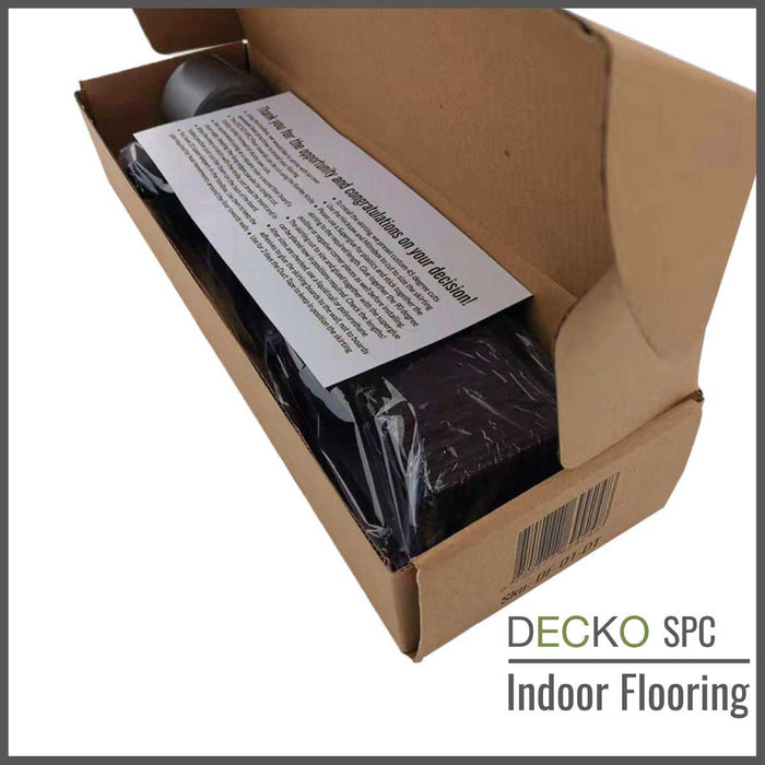 <b>DIY Toolbox</b> for indoor flooring - with complimentary <b>Free DECKO SPC Sample Pack</b>
