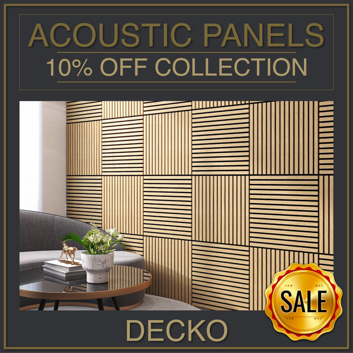 Free DECKO SOUNDSCAPE Acoustic Wall Panels <strong>Sample Pack</strong> with Free Delivery ($8.90 handling fee - 1 per address only)