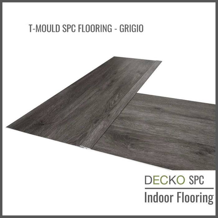 <b>T-MOULD</b> for DECKO <b>SPC Flooring</b> - 1220 mm - Price/Piece