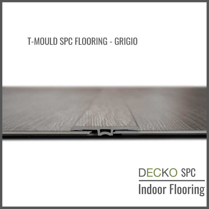 <b>T-MOULD</b> for DECKO <b>SPC Flooring</b> - 1220 mm - Price/Piece