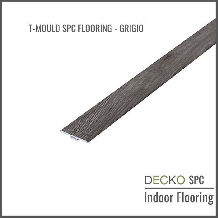 <b>T-MOULD</b> for DECKO <b>SPC Flooring</b> - 1220 mm - Price/Piece