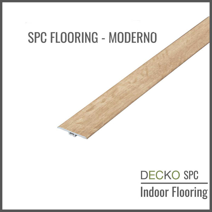 <b>T-MOULD</b> for DECKO <b>SPC Flooring</b> - 1220 mm - Price/Piece
