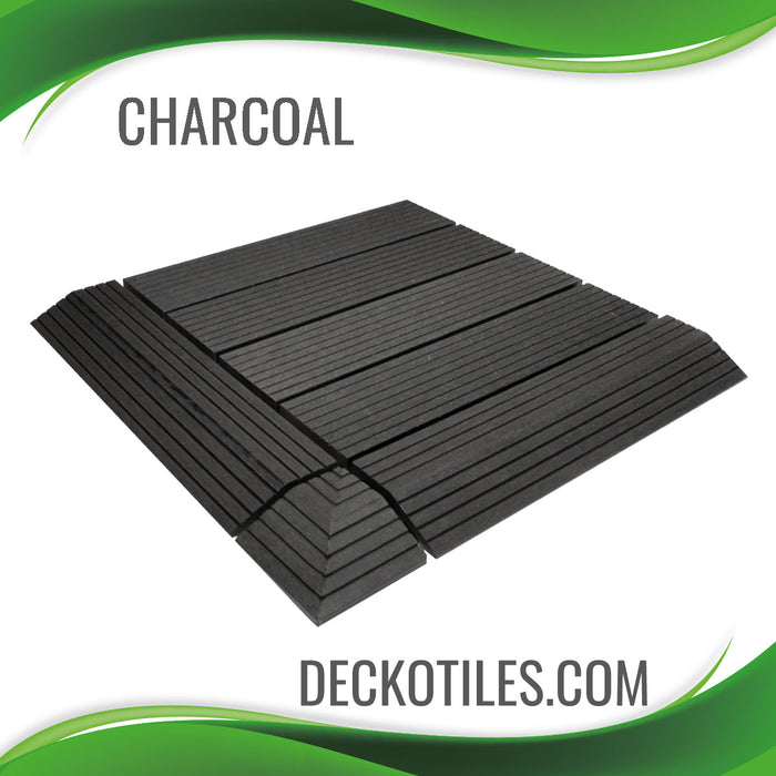 DECKO Premium Tiles - <strong>CHARCOAL</strong> - 300/300/20 - Price/Tile