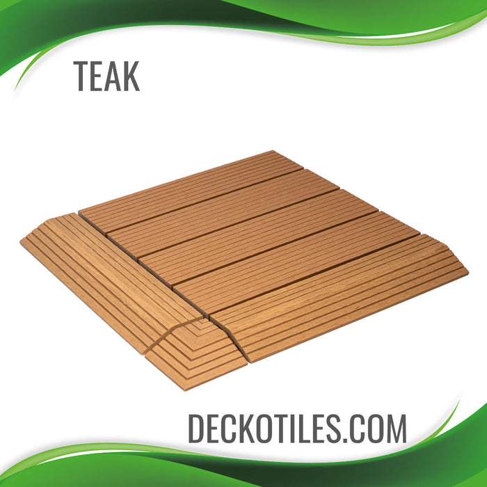 DECKO Premium Tiles - <b>TEAK</b> - 300/300/20 - Price/Tile