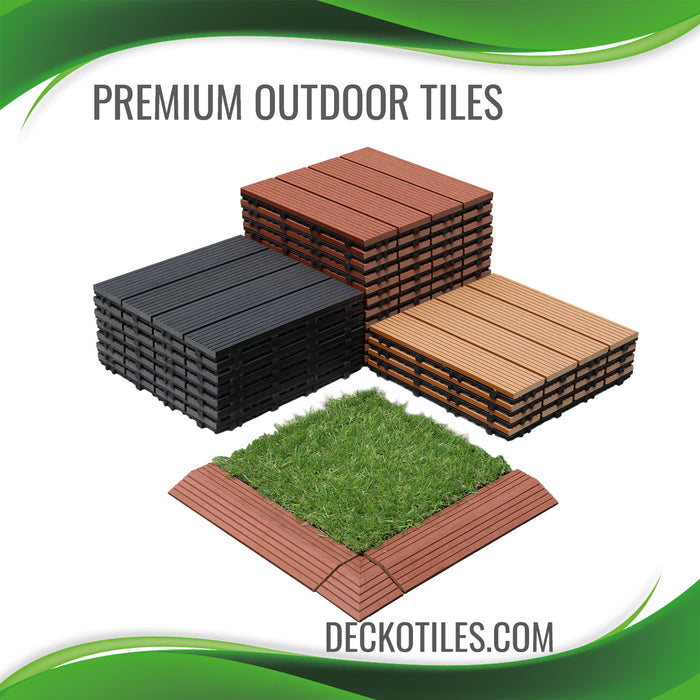 DECKO Premium Tiles - <strong>GRASS</strong> - 300/300/20 - Price/Tile