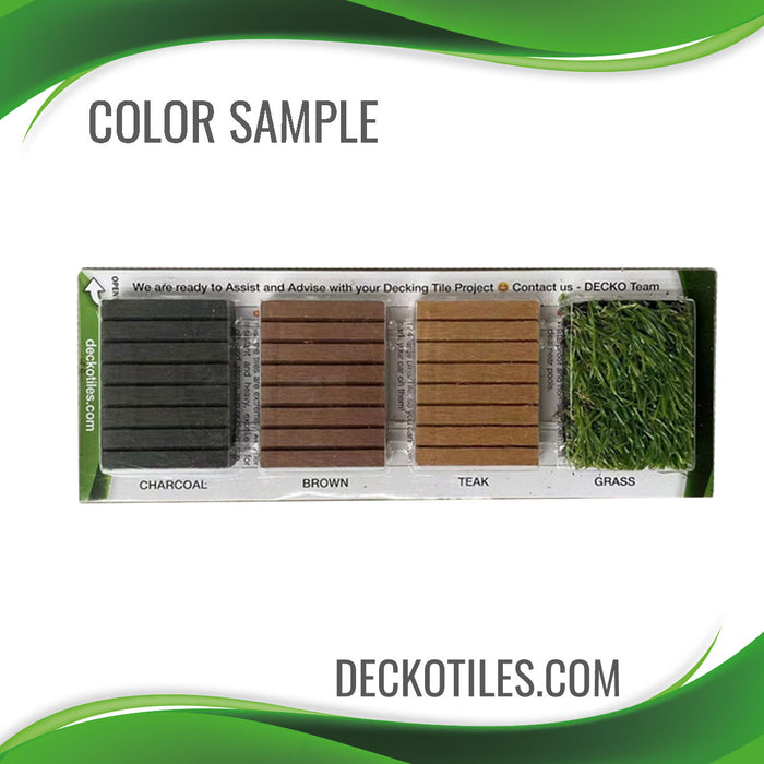 Free DECKO Tiles <b>Colour Sample</b> with Free Delivery ($5.9 Handling fee)