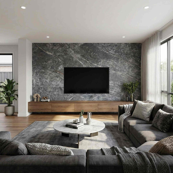 Flexible 3D Stone Wall Panels - <b>GRANDE MARMO</b> - Box of 5 serial panels (1200x600mm) <b>3.6m<sup>2</sup></b> coverage | DECKO Flexistone