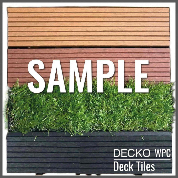 <b>Deck Tile Sample</b> - Full Size - Premium WPC Interlocking | DECKO - Free Delivery