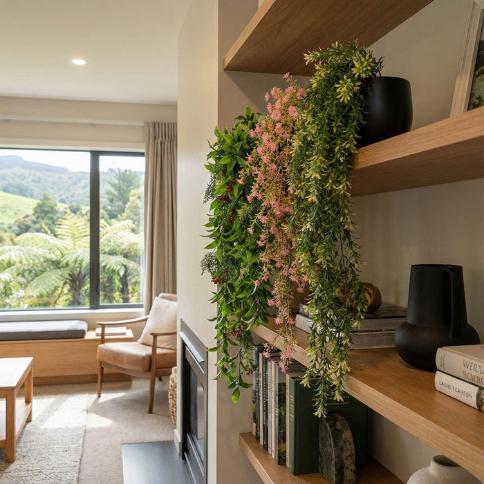 Artificial Hanging Plants - <b>JASMINE</b> Collection (5 different plants) | DECKO Verdure Babylon Cascades