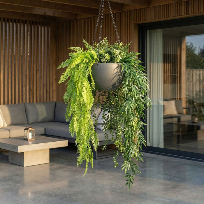 Artificial Hanging Plants - <b>TROPICANA</b> Collection (6 different plants) | DECKO Verdure Babylon Cascades