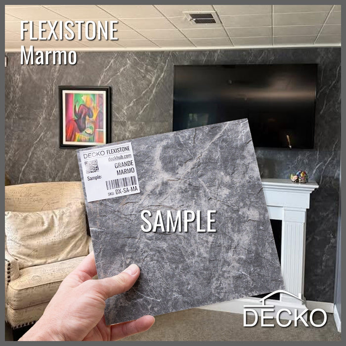 Flexible 3D Stone Wall Panel Samples | DECKO Flexistone - Free Shipping