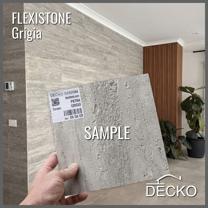 Flexible 3D Stone Wall Panel Samples | DECKO Flexistone - Free Shipping