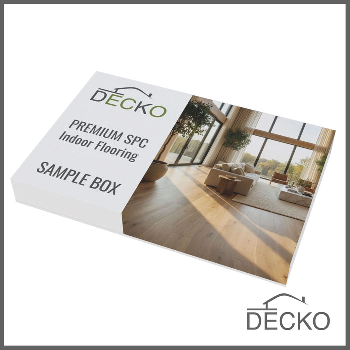 DECKO SPC Hybrid Vinyl Plank Flooring Sample of entire range - Waterproof Stone Plastic Composite - Free Delivery
