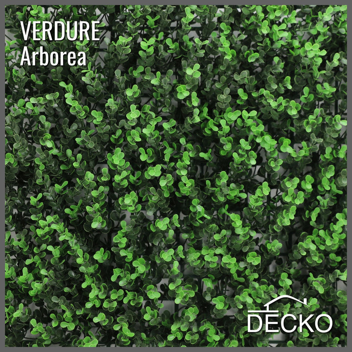 Artificial Plants Green Wall Panel - ARBOREA - 500x500mm | DECKO VERDURE (0.25 m² panel)