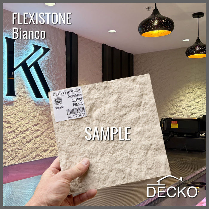 Flexible 3D Stone Wall Panel Samples | DECKO Flexistone - Free Shipping