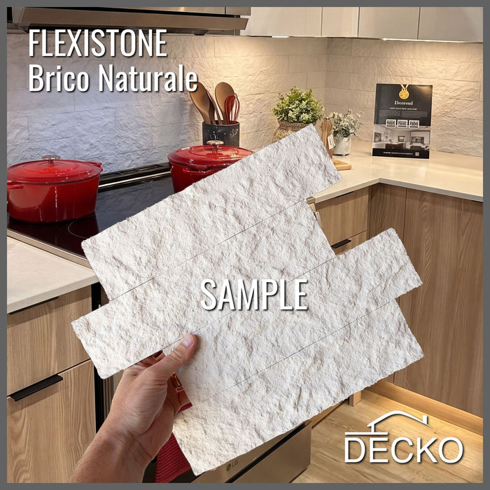 Flexible 3D Stone Wall Panel Samples | DECKO Flexistone - Free Shipping