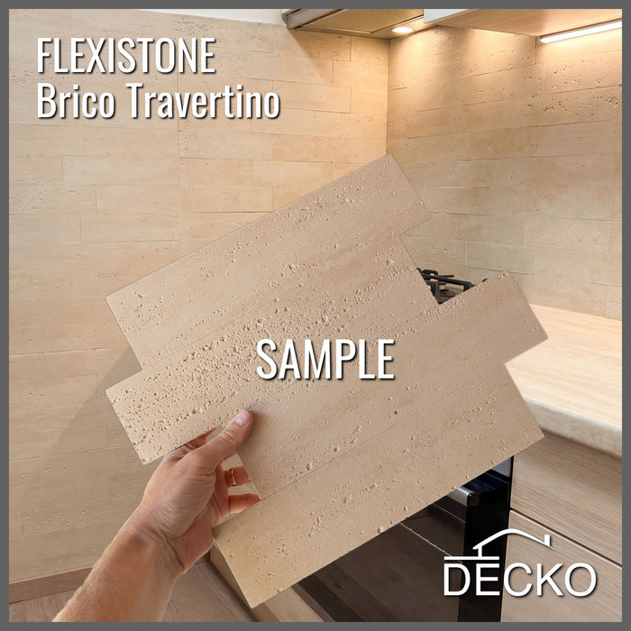 Flexible 3D Stone Wall Panel Samples | DECKO Flexistone - Free Shipping