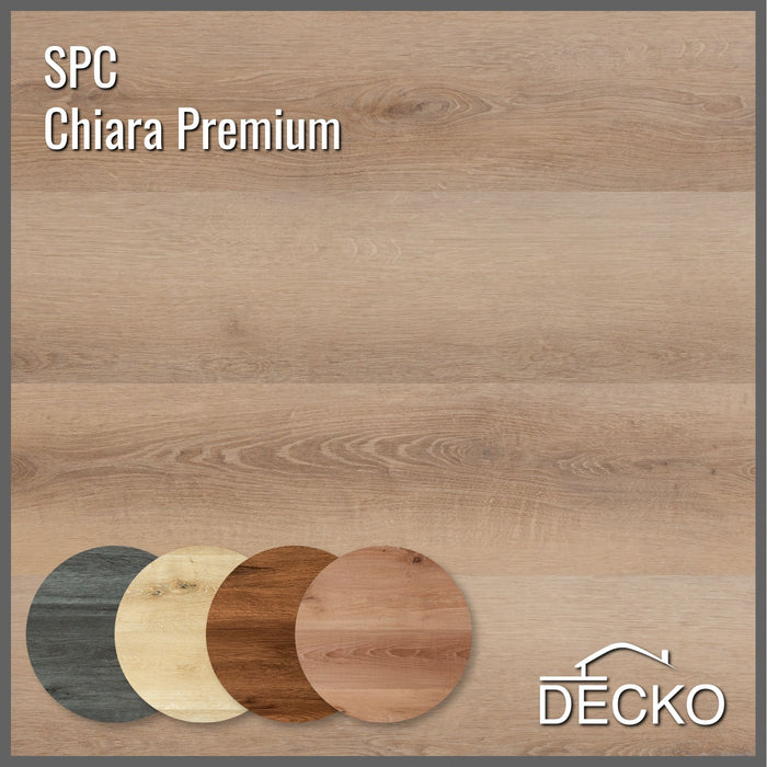SPC Hybrid Vinyl Plank Flooring - CHIARA Premium - Waterproof Stone Plastic Composite | DECKO (1.67 m² box)