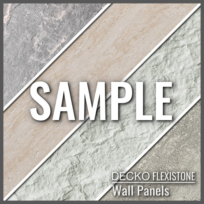 Flexible 3D Stone Wall Panel Samples | DECKO Flexistone - Free Shipping