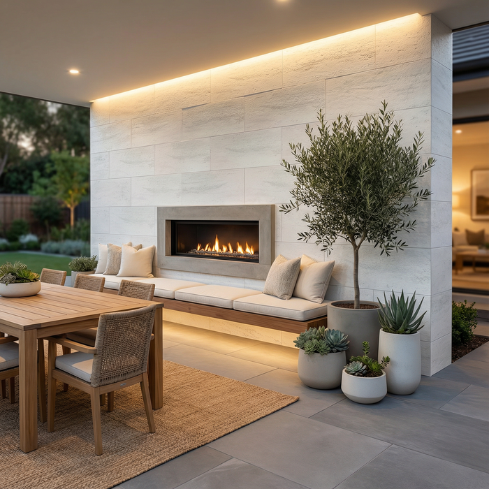 Flexible 3D Stone Wall Panel Sample - PIETRA ALBA | DECKO Flexistone - Free Shipping