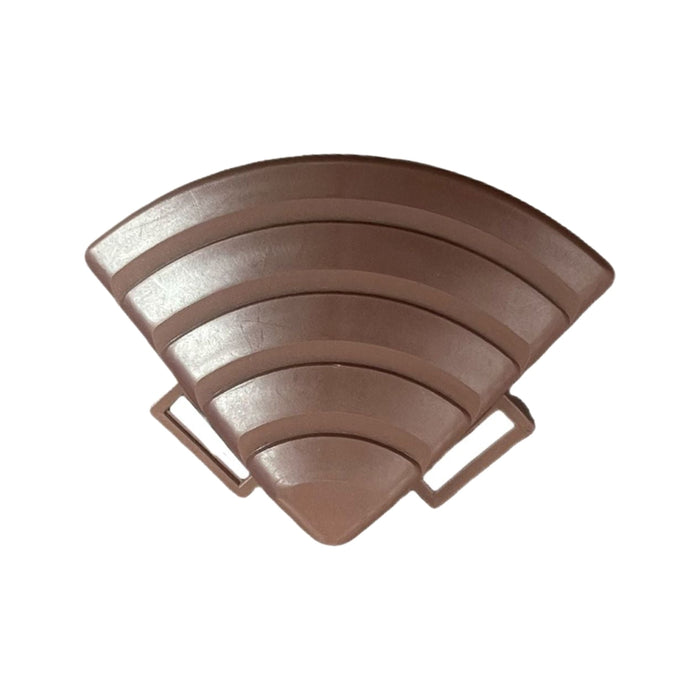 PP deck tile corner - Brown